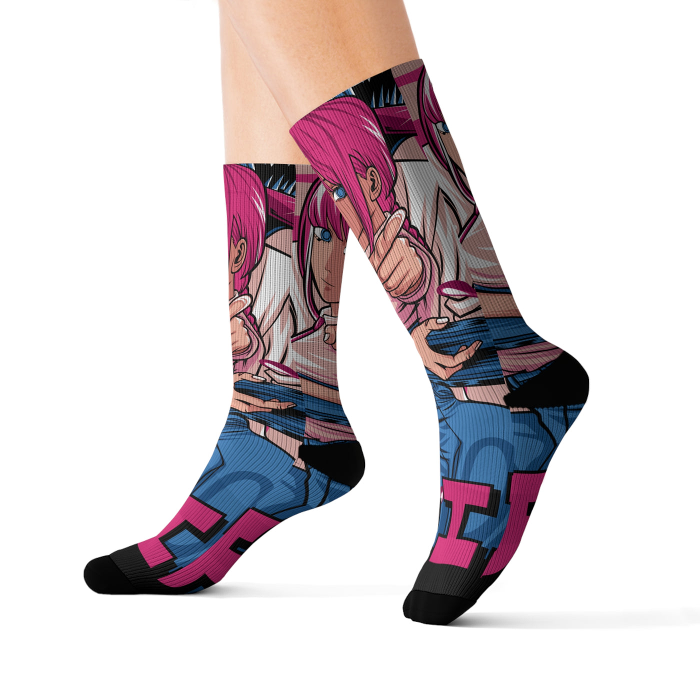 Chainsaw Pink -Socks