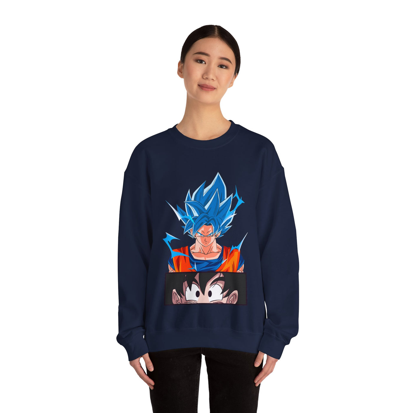 Goku Blue Saiyan-Sweatshirt