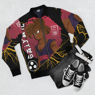 Black Saiyan-Bomber Jacket