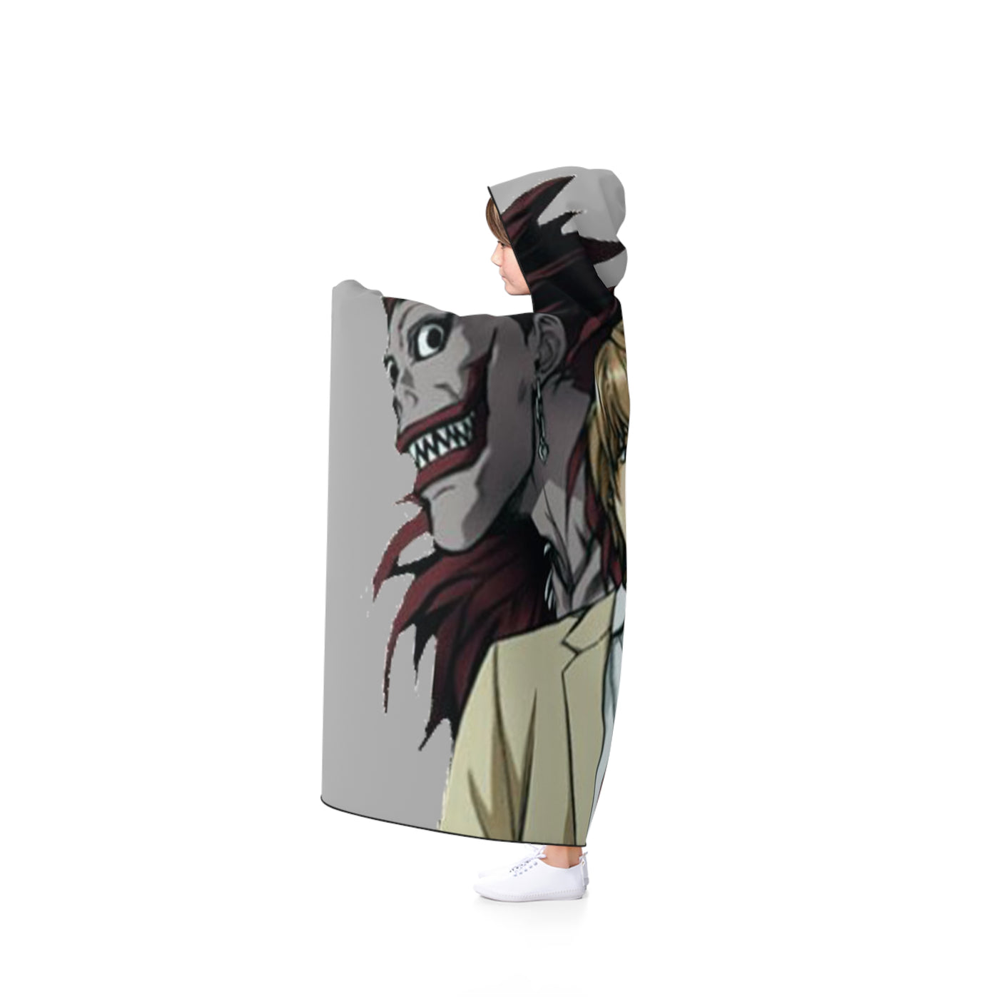 Light x Ryuk- Hooded Blanket