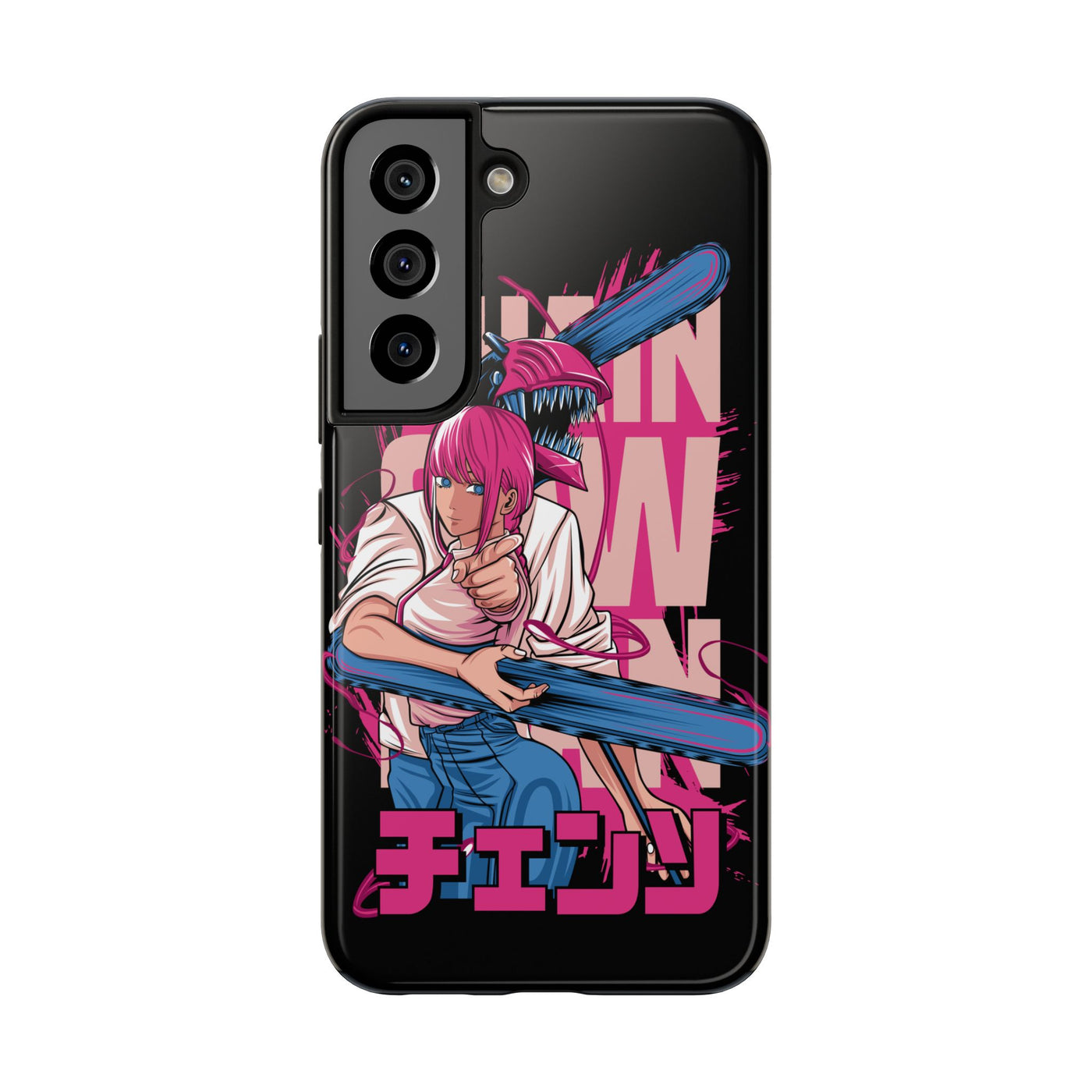 Chainsaw Pink-Phone Cases