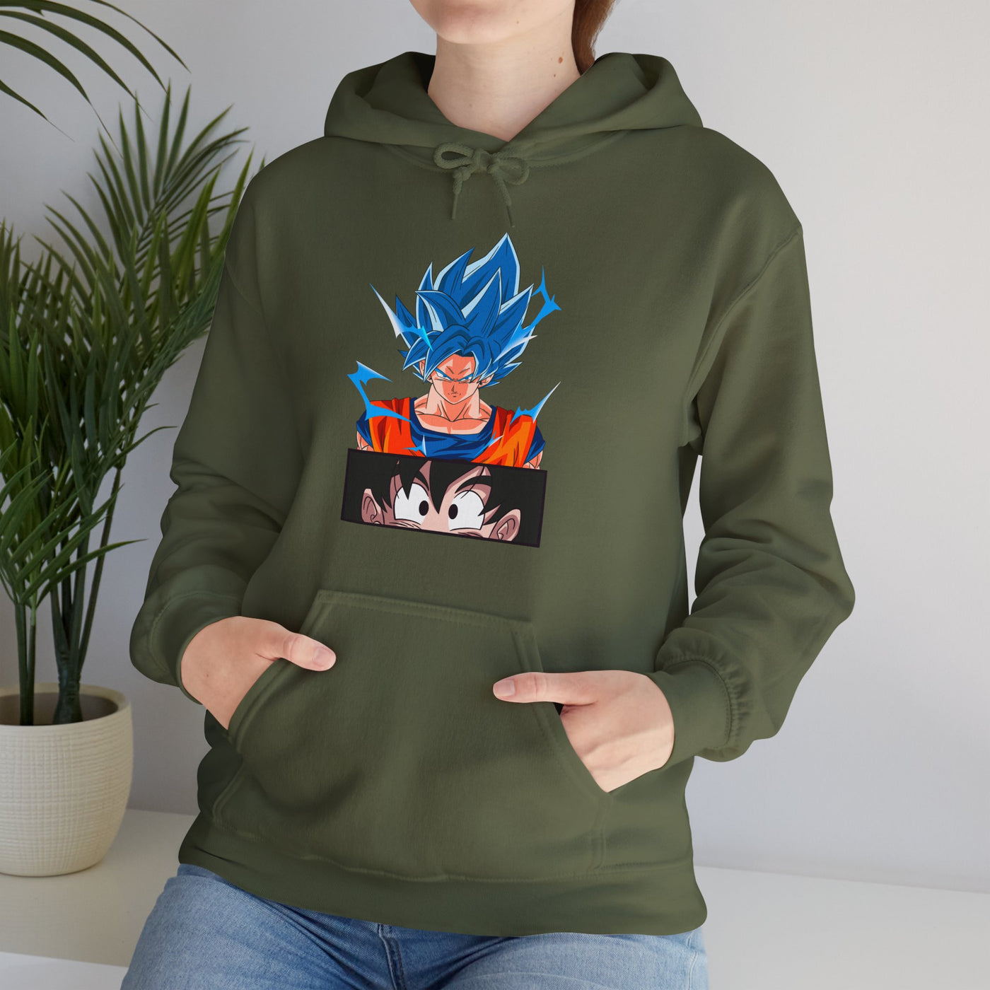 Goku Blue Saiyan-Hoodie