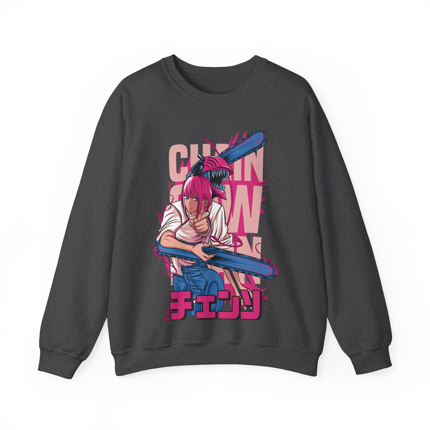 Chainsaw Pink -Sweatshirt