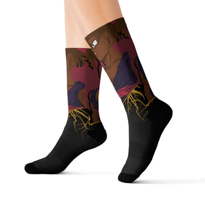 Black Saiyan-Socks