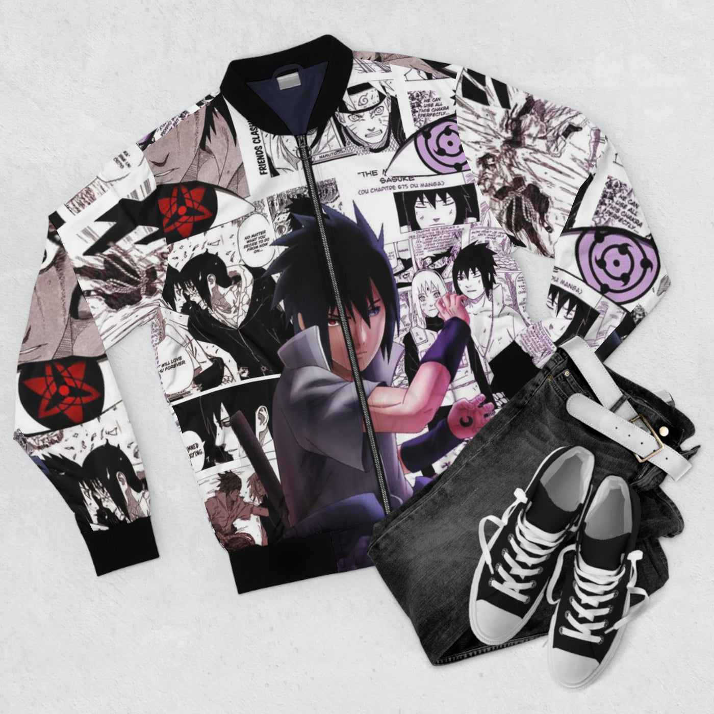 Sasuke Uchiha-Bomber Jacket