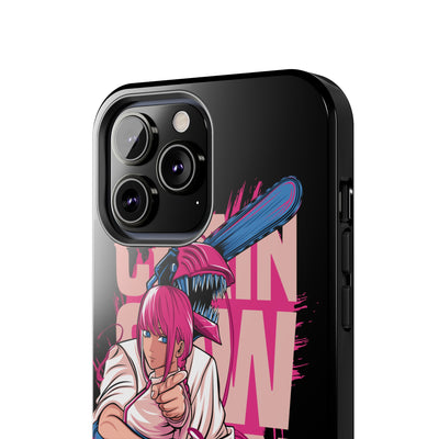 Chainsaw Pink-Phone Cases