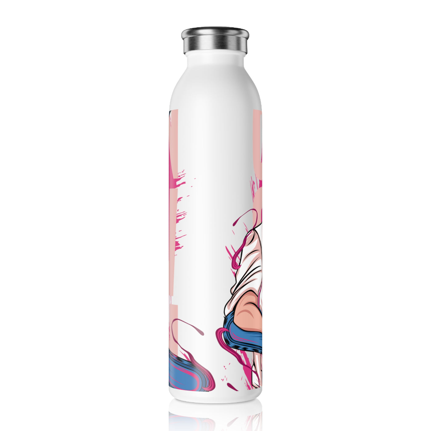 Chainsaw Pink-Water Bottle