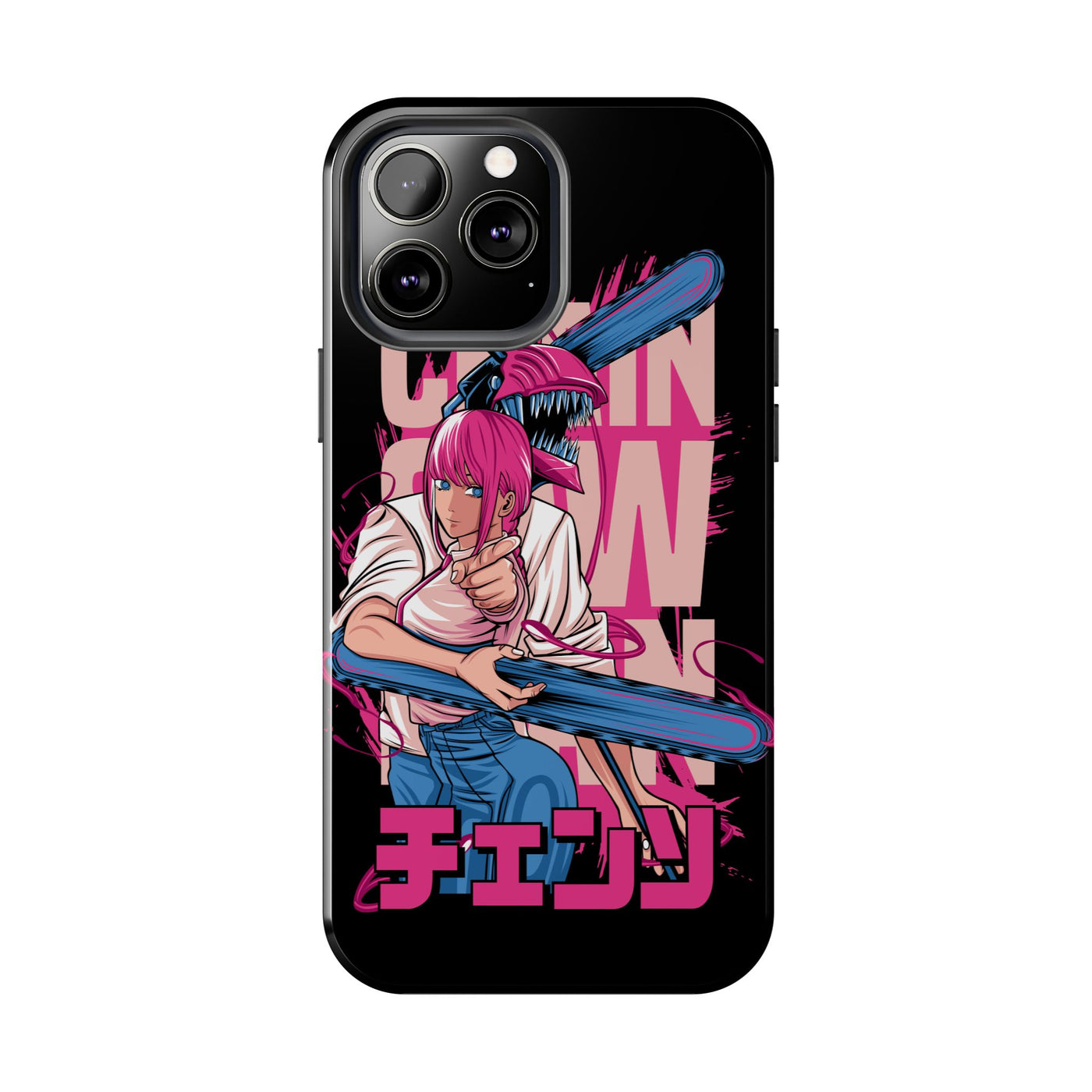 Chainsaw Pink-Phone Cases