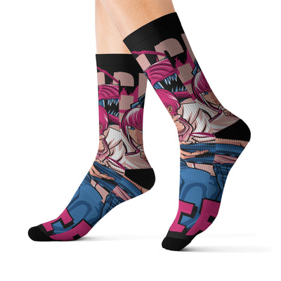 Chainsaw Pink -Socks