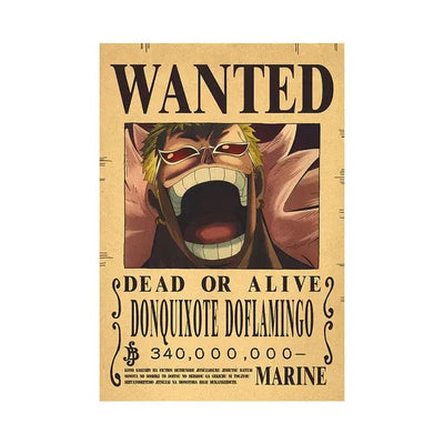 One Piece Wanted Posters