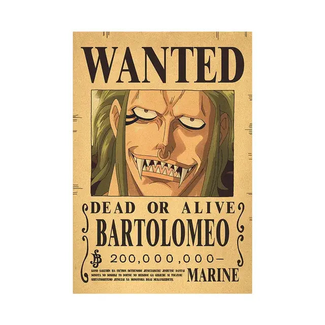 One Piece Wanted Posters