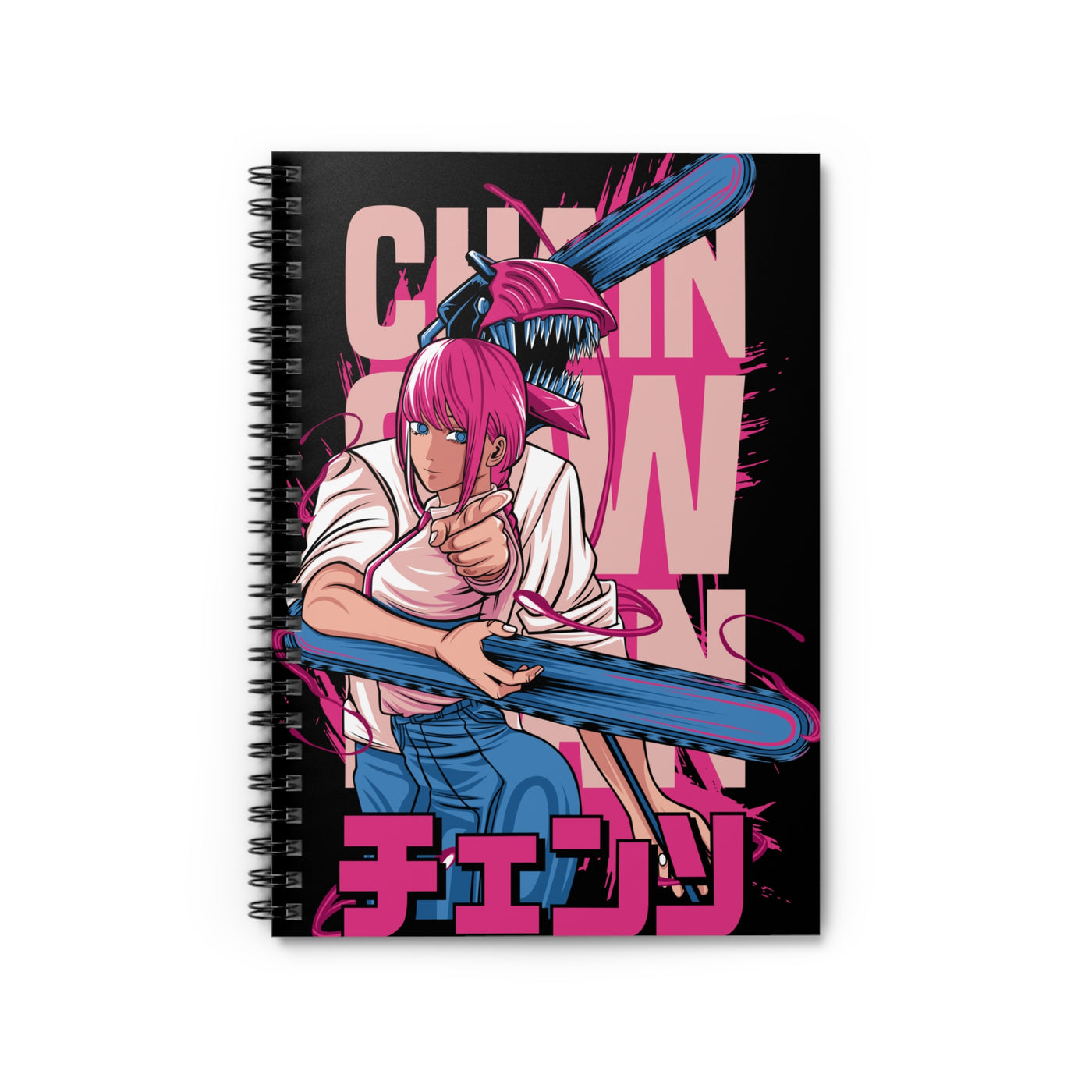 Chainsaw Pink -Notebook