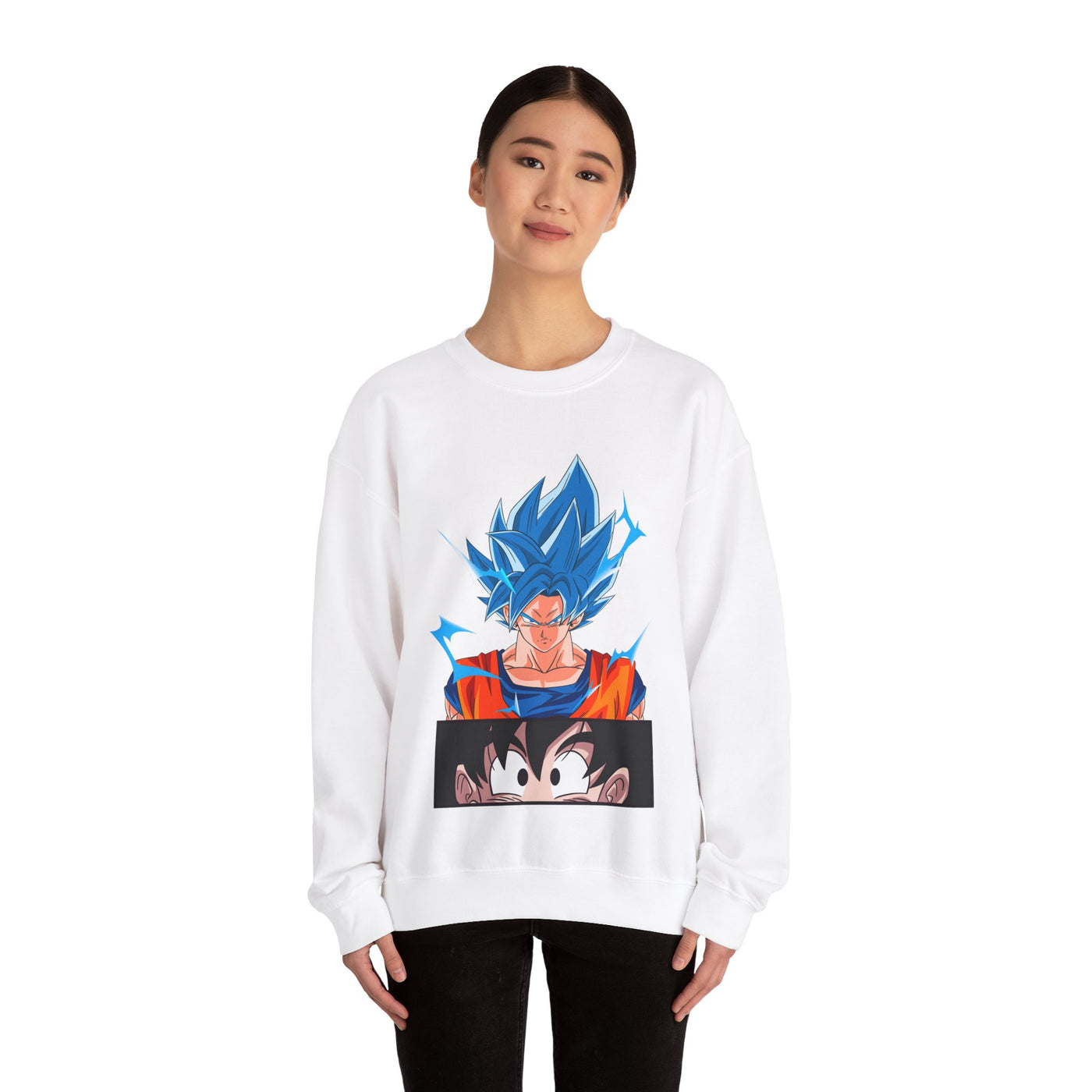 Goku Blue Saiyan-Sweatshirt