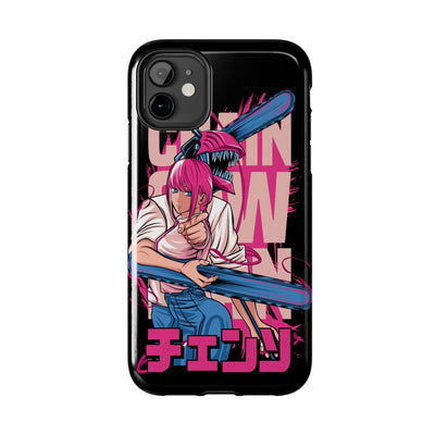 Chainsaw Pink-Phone Cases