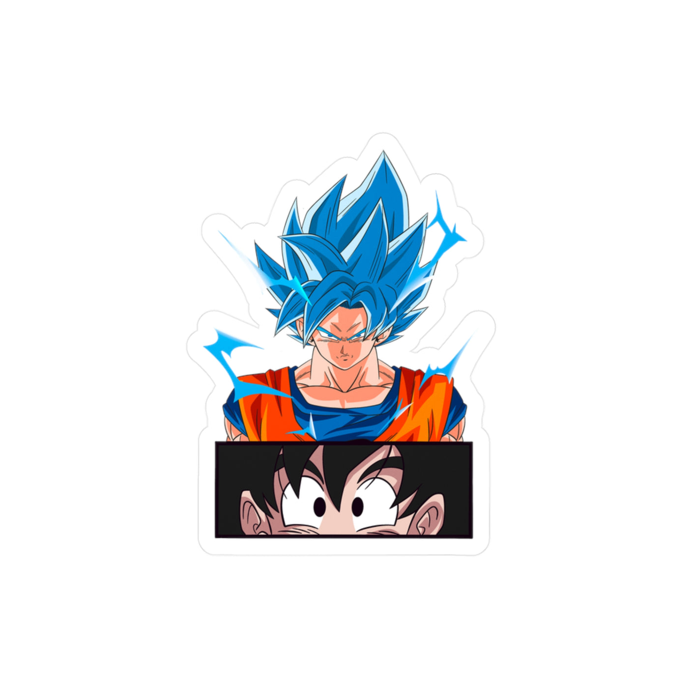 Goku Blue Saiyan-Sticker