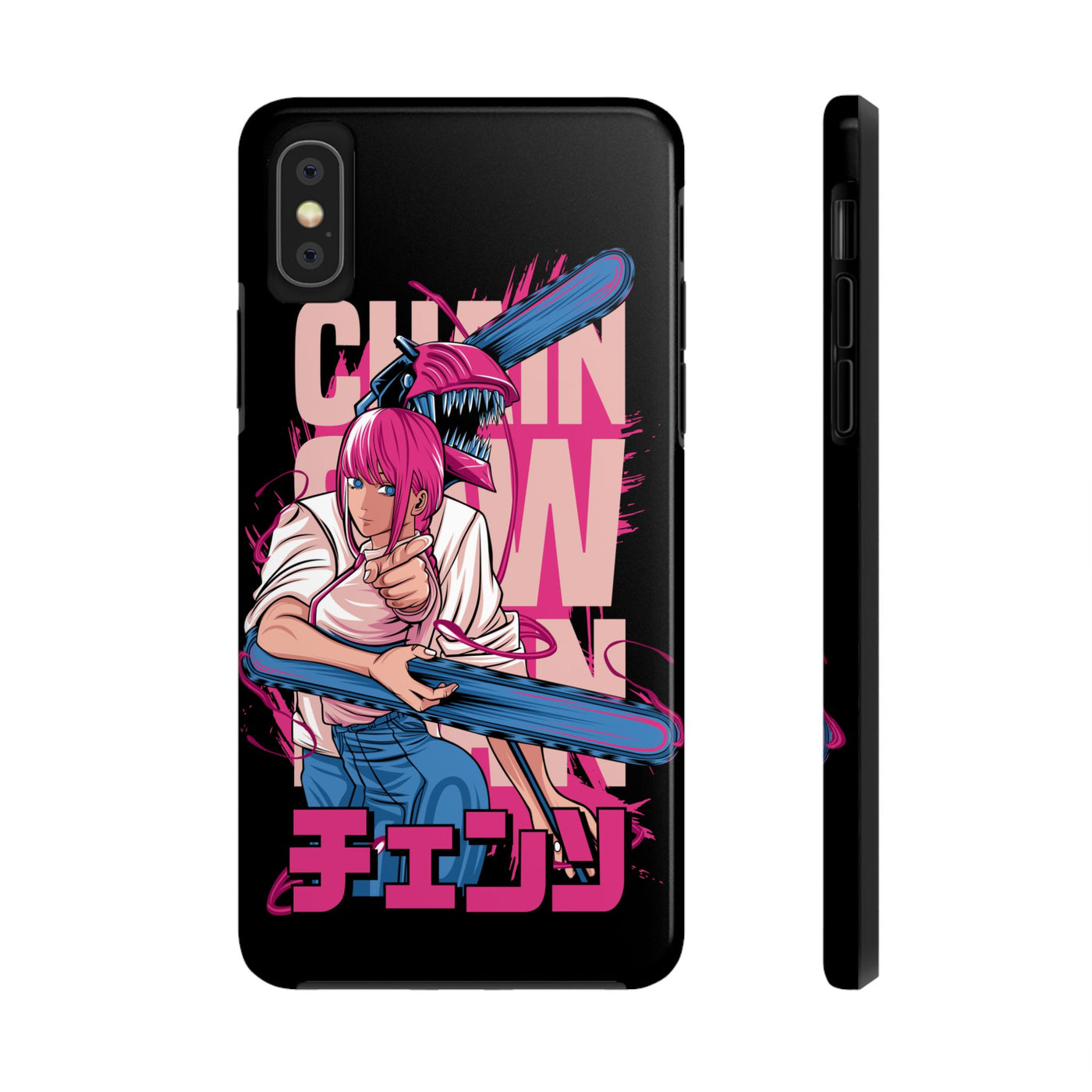 Chainsaw Pink-Phone Cases