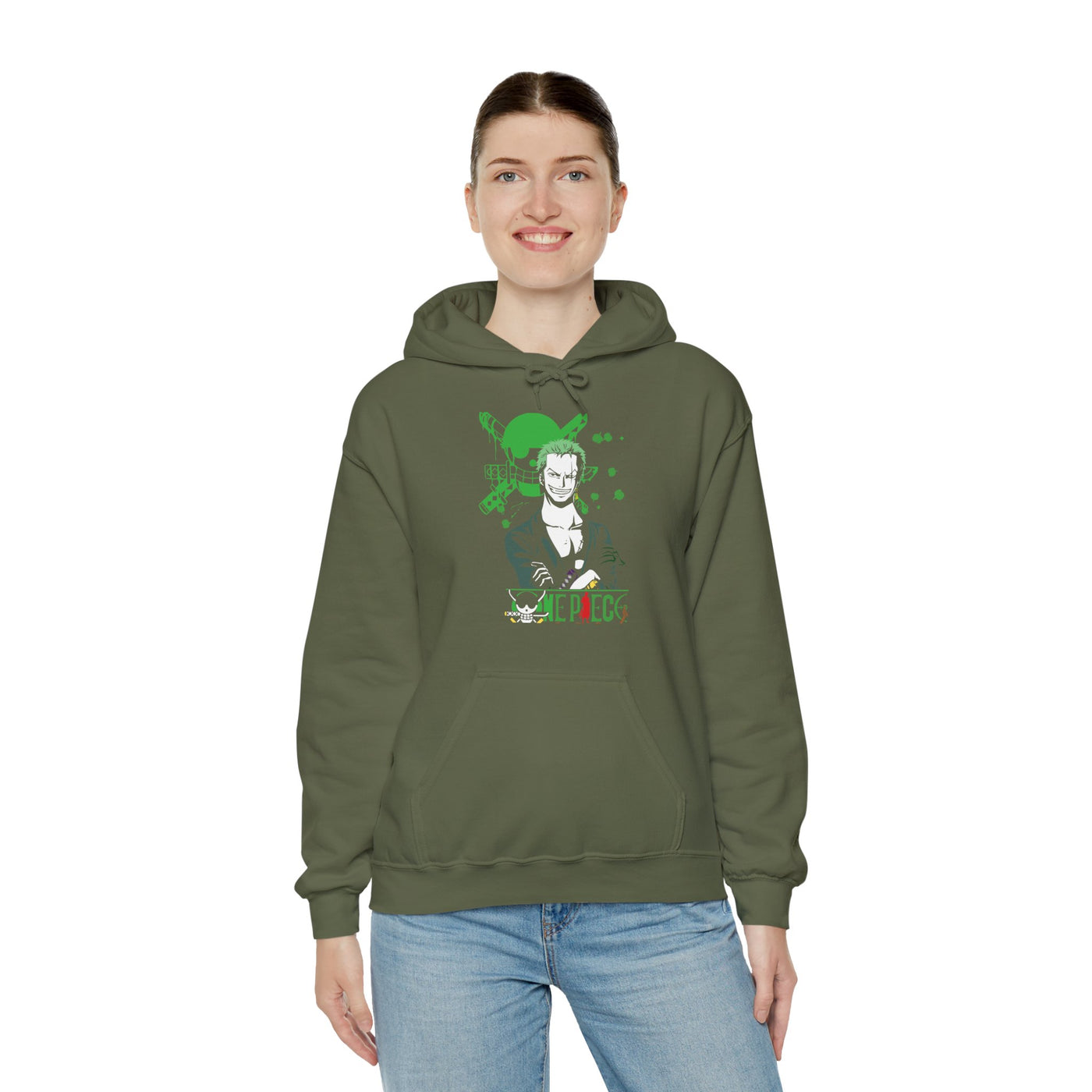 Zoro Green-Hoodie