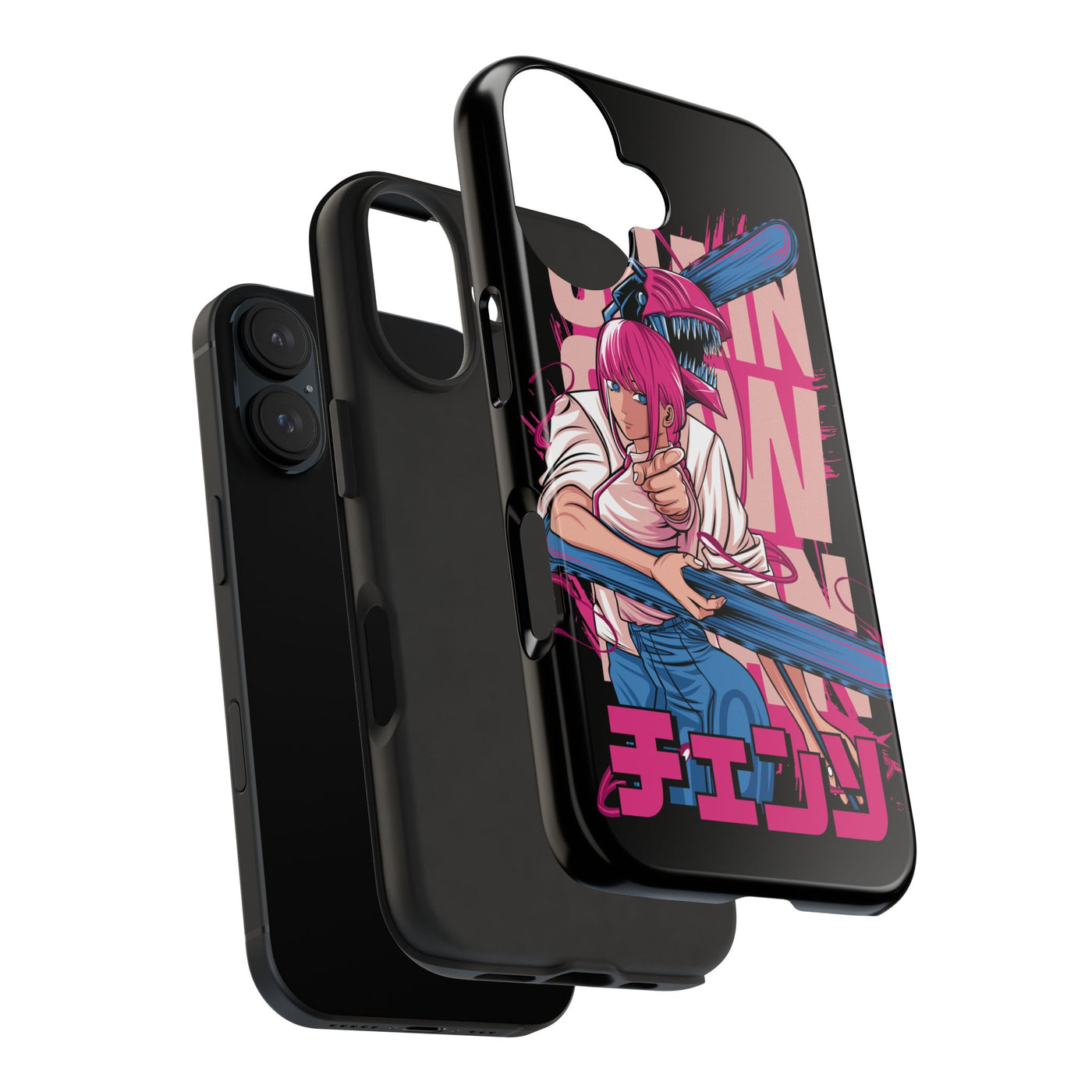 Chainsaw Pink-Phone Cases