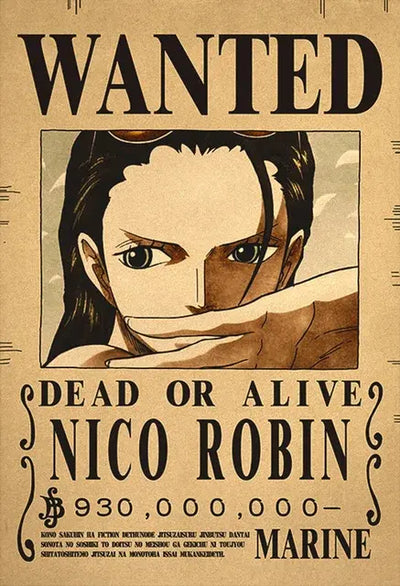 One Piece Wanted Posters