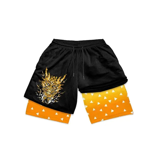 Demon Slayer Anime Gym Shorts