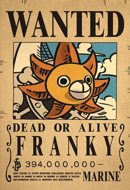 One Piece Wanted Posters