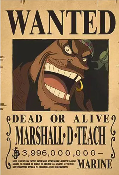 One Piece Wanted Posters