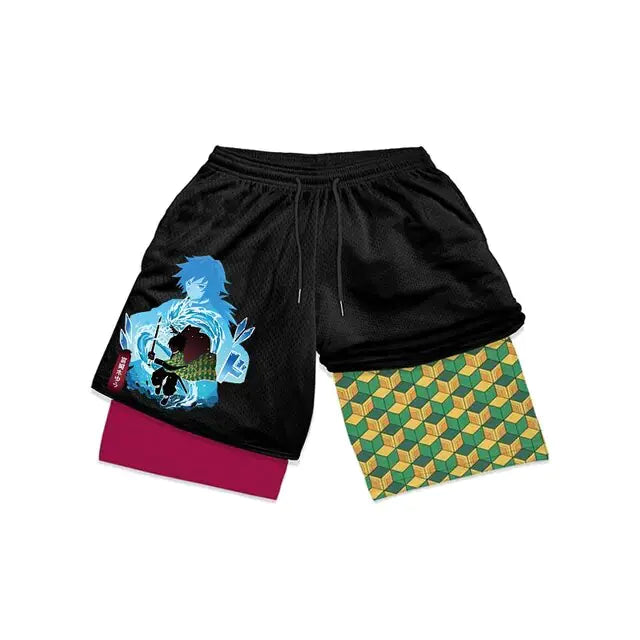 Demon Slayer Anime Gym Shorts