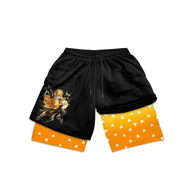 Demon Slayer Anime Gym Shorts