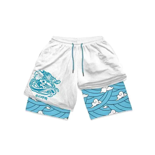 Demon Slayer Anime Gym Shorts