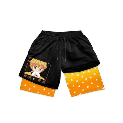 Demon Slayer Anime Gym Shorts