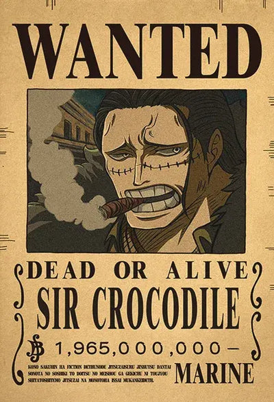 One Piece Wanted Posters