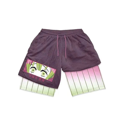 Demon Slayer Anime Gym Shorts