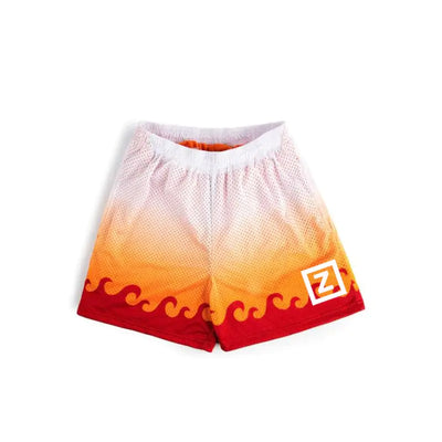 Cartoon Print Gym Shorts Quick Dry Mesh