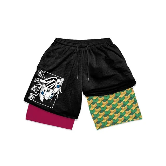 Demon Slayer Anime Gym Shorts