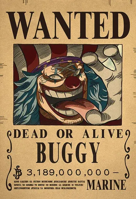 One Piece Wanted Posters