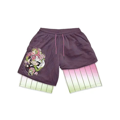 Demon Slayer Anime Gym Shorts