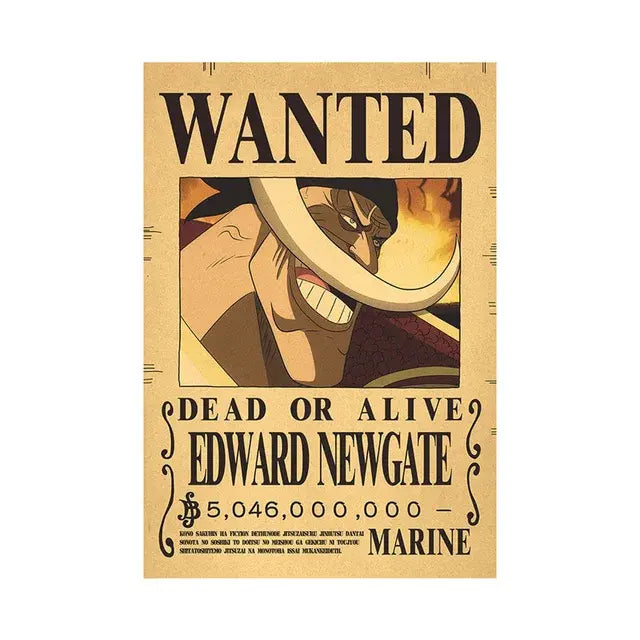 One Piece Wanted Posters