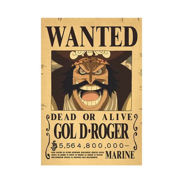 One Piece Wanted Posters