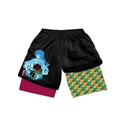 Demon Slayer Anime Gym Shorts