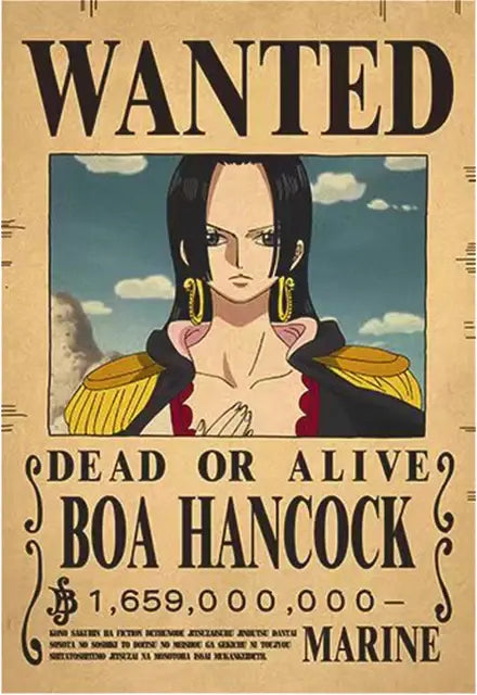 One Piece Wanted Posters